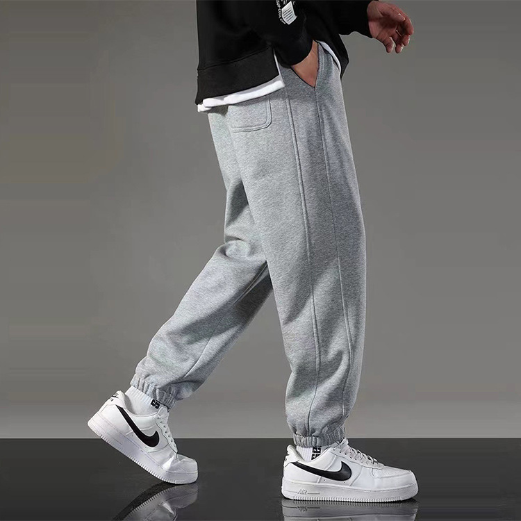 Classic Durable Simple Girdle Pants Casual Sports Pants Trendy Brand American Spring Loose Casual Cotton Trousers for Men