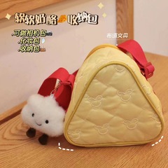 かわいいチーズカメラバッグ高颜値キヤノンは保護カバーをたたいています。