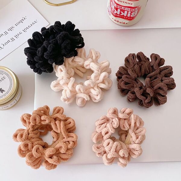 Demi-season elastic harmless hair rope