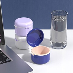 ステルス歯カバーホルダー収納ボックス携帯矯正歯矯正器ハーレーホルダー浸漬洗浄ボックス
