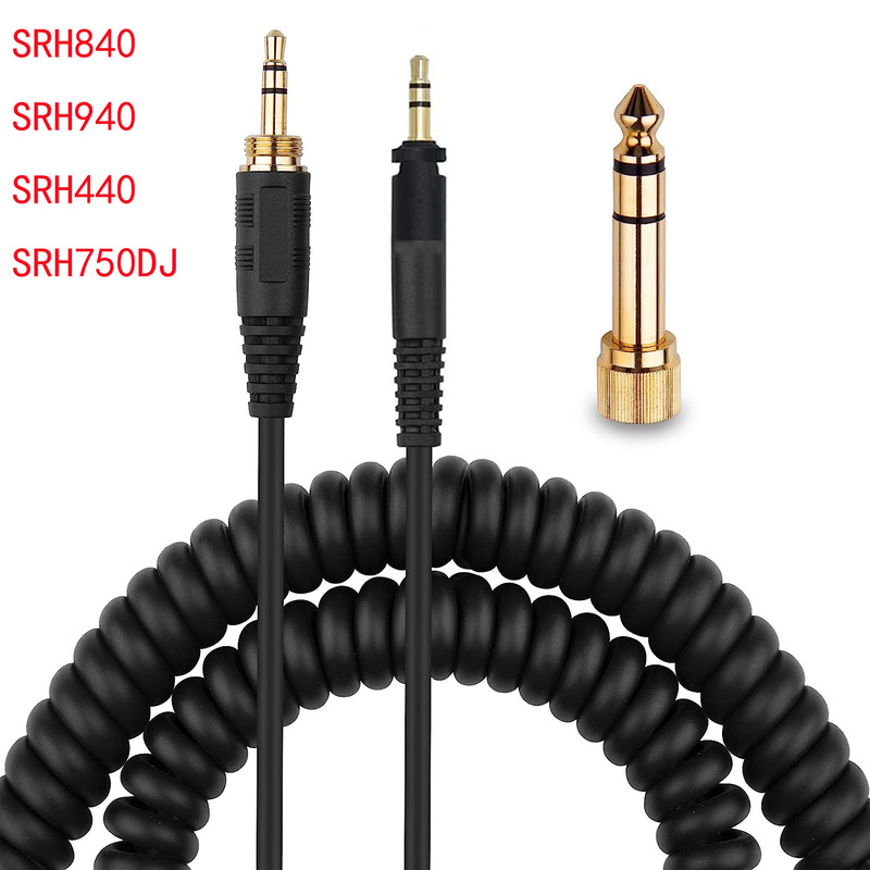 Carefully Selected Shure Srh440/840/940 Headphone Cable Suitable for Spring Cable with 6.5 Plug Replacement and Repair Cable