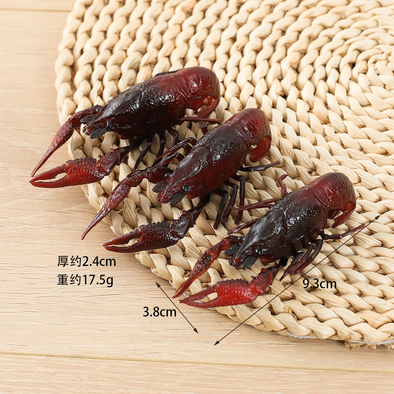 仿真青蟹螃蟹仿真大闸蟹海鲜创意仿真小龙虾食品模型食玩搞怪道具|undefined