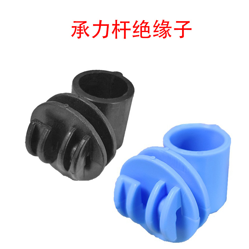 脉冲电子围栏承力杆绝缘子 拓天电子围栏配件厂家塑料绝缘子