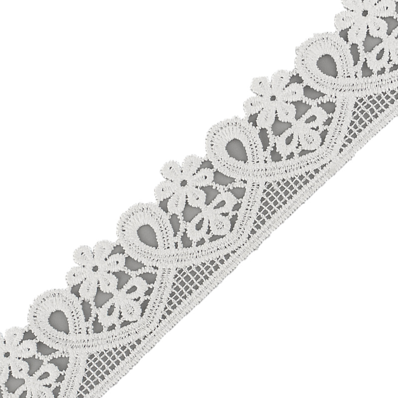 Inventario de gran ancho de seda de leche de encaje de bordado soluble en agua encaje de ropa de mujer vestido accesorios de decoración de ropa infantil