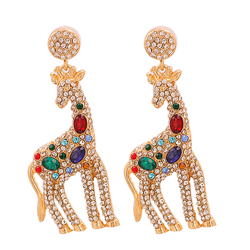 Boucles D&#39;oreilles Girafe En Acrylique En Alliage De Mode En Gros display picture 7