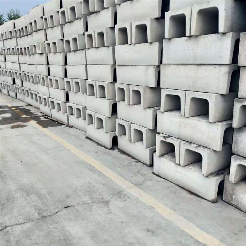 江苏南通预制排水槽水泥盖板雨水箅子PC排水沟U型导水槽成品石L型