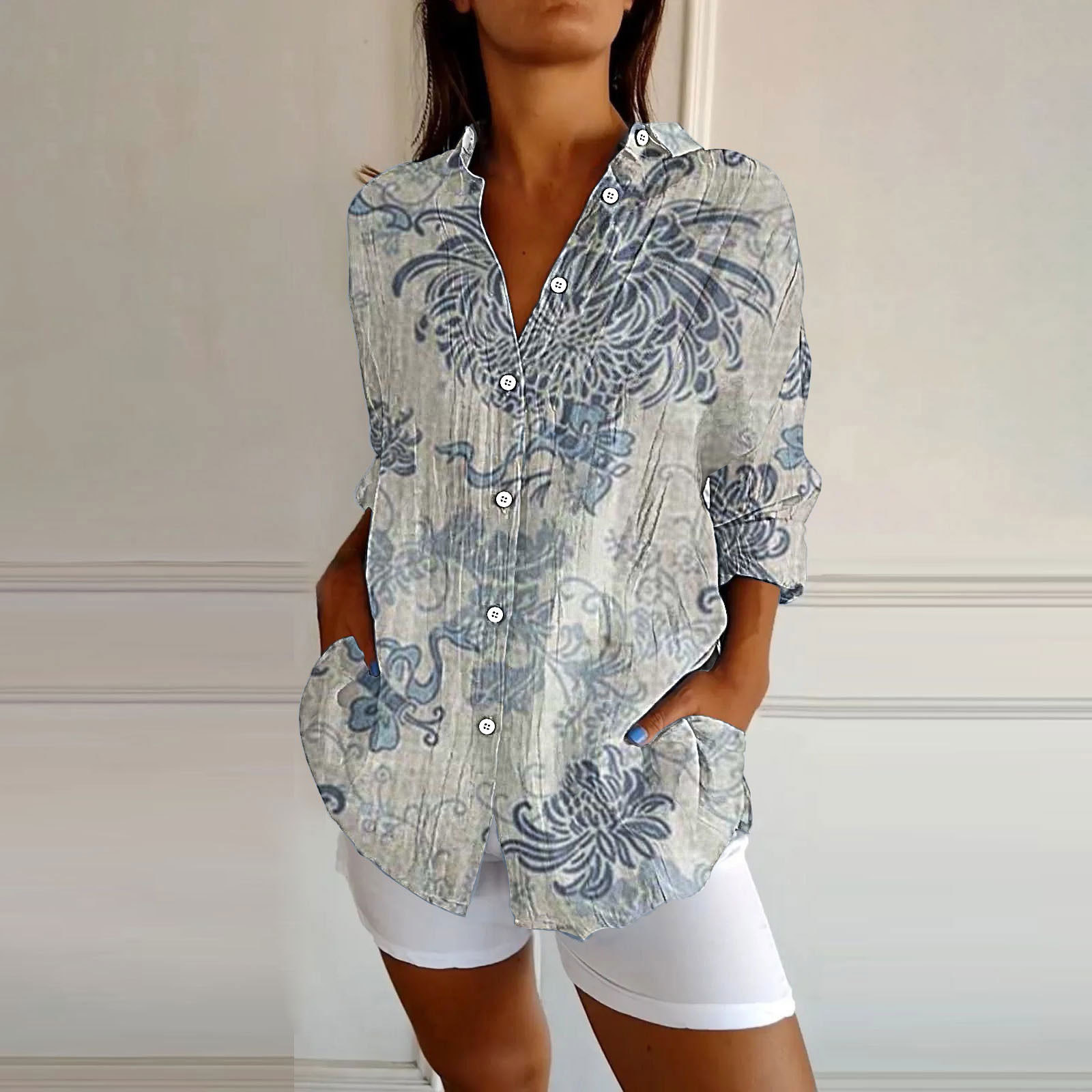 (Cross-border trading), shirt, 3D, European style