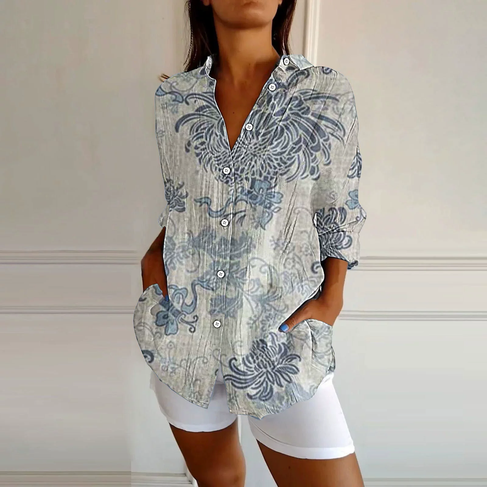 (Cross-border trading), shirt, 3D, European style
