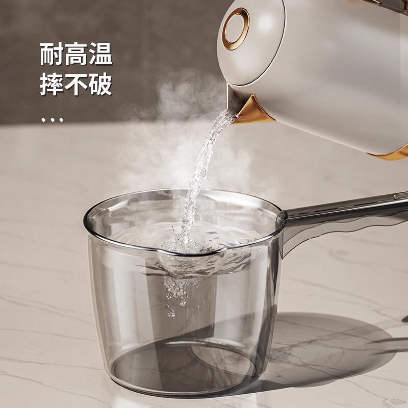 水のスプーンの台所は水の瓢箪の家庭用の長い柄のプラスチックの大きいサイズのアイデアを洗って深い水のさえずりを加えます。|undefined
