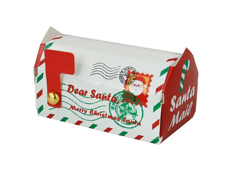 12g Weight Candy box Event & Party Supplies 1 Piece Quantity Wedding, Party Occasion Christmas Festival Santa Claus, Letter, Snowflake Pattern Christmas Santa Claus Letter Snowflake Wedding Party Candy Box 5