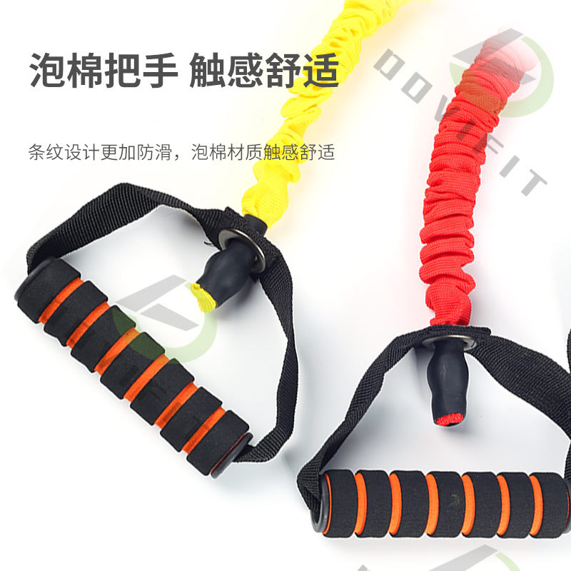 Dispositivo de tensión de la cuerda de tensión de una línea de látex dispositivo de tensión anti-rotura multifunción yoga fitness cuerda elástica expansor de pecho