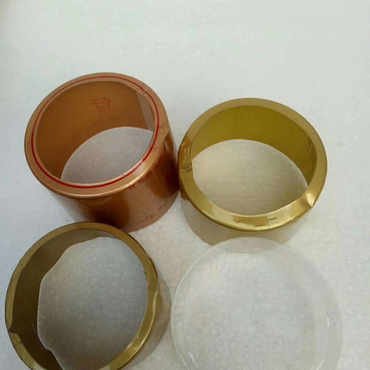 加厚透明PVC收缩帽 玻璃瓶热缩帽批发彩色透明收缩膜瓶盖印刷膜