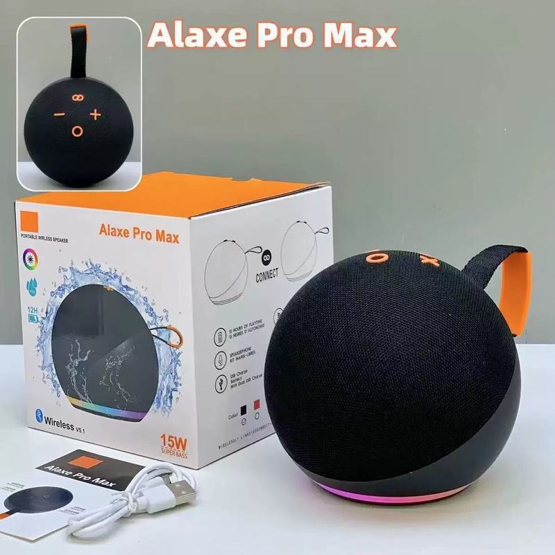 Alaxepro Bluetoothスピーカー 重低音 ハイパワー アウトドア ポータブル 小型 ミニ 家庭用 デスクトップスピーカー|undefined