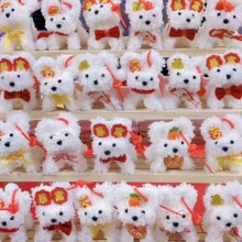【成品】创意可爱扭扭棒小狗喜庆钥匙扣女孩公仔玩偶挂件闺蜜礼物