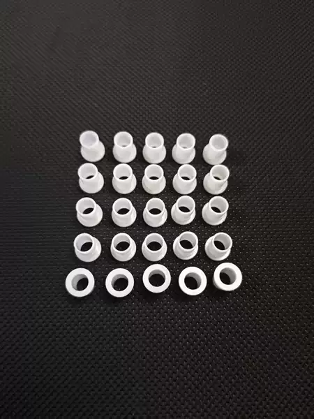 Plastic Side Covers for Inline Skates, White Side Covers, Small Inner Wheel Bearings, Universal Side Accessories