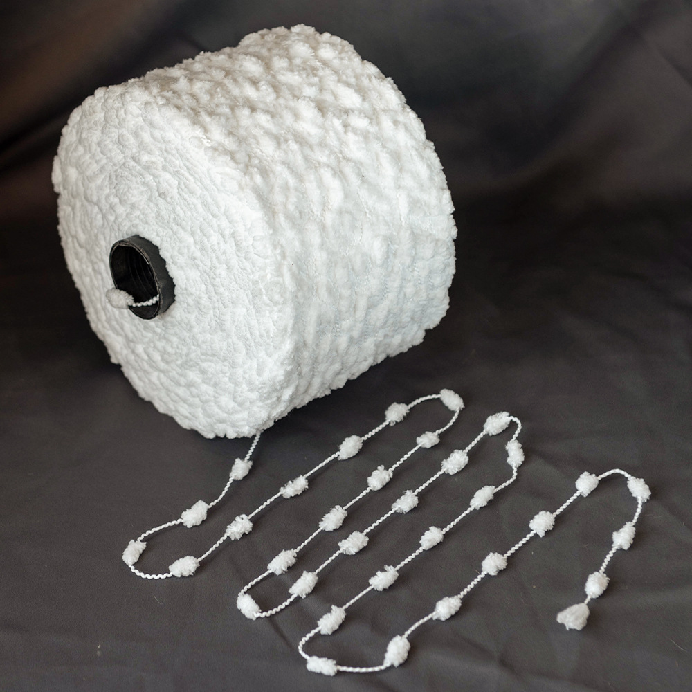 蜻蜓纱粗针粗纺全涤低弹花式特种纱线厂家现货供应