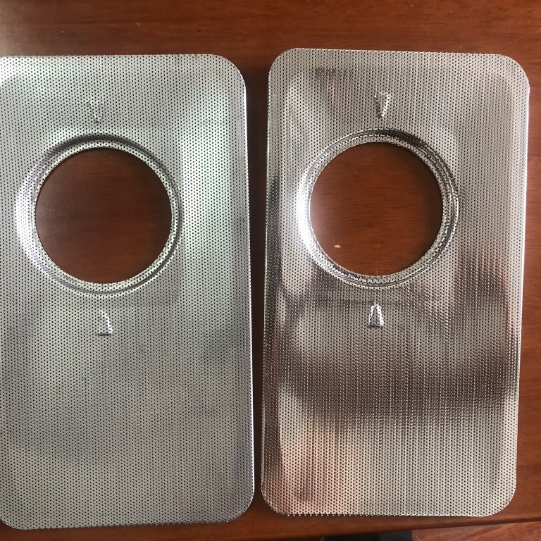 浙江厂家提供不锈钢制品电镀加工 平面滤网电解抛光加工