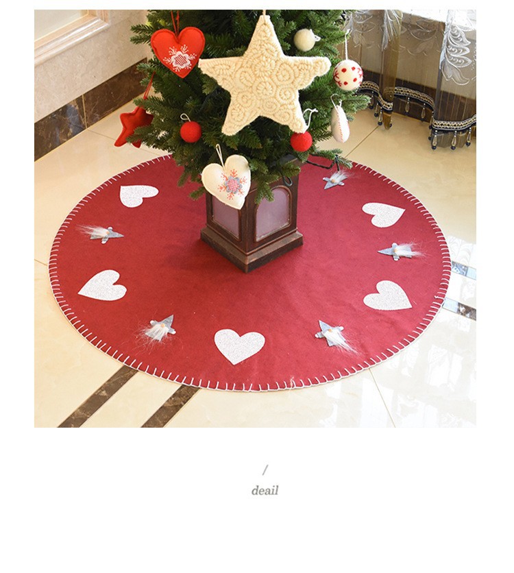 NUCHI Wollfilz Bart Alter Mann - Weihnachtsbaummatte Sockel Dekoration Schürze Rock_voghion.com