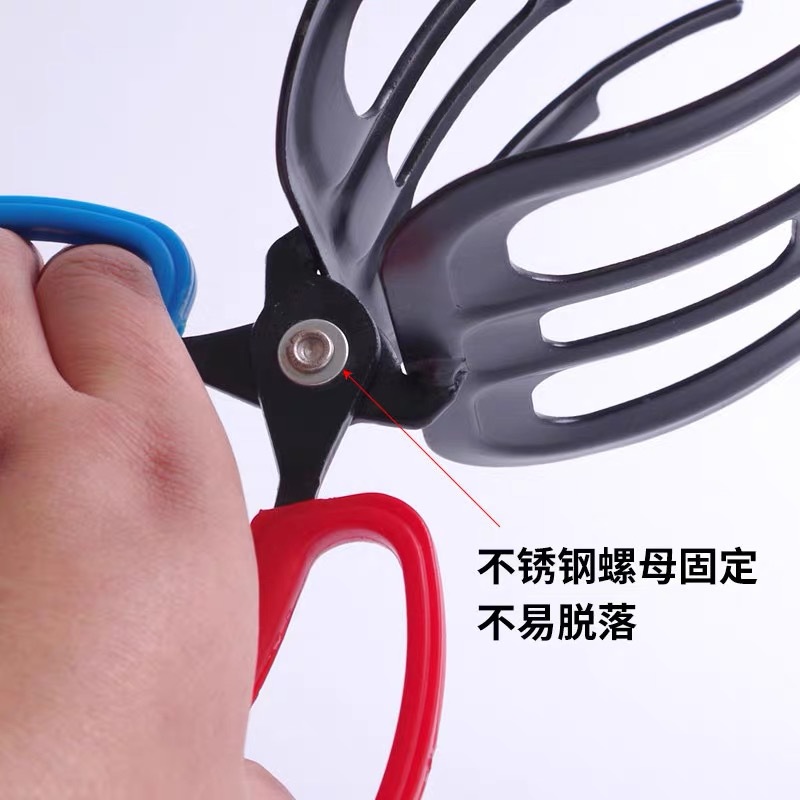 Dispositivo multifunción de captura de peces clip de mano no sucio alicates de pescado dispositivo de control de pesca antideslizante mano Luya clip alicates de captura de peces