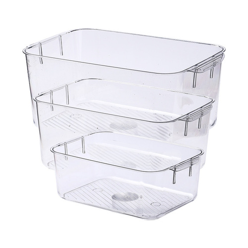 Desktop transparent storage box wholesale cosmetics and jewelry storage box books snacks sundries acrylic storage basket