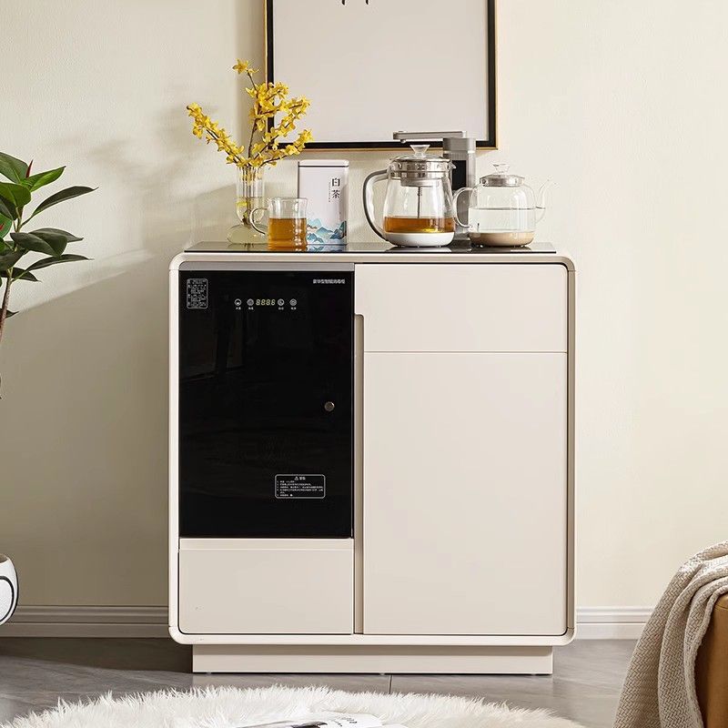 Máquina de té inteligente automática en 2025 con desinfección de escritorio nuevo gabinete de comedor casero gabinete de escritorio integrado