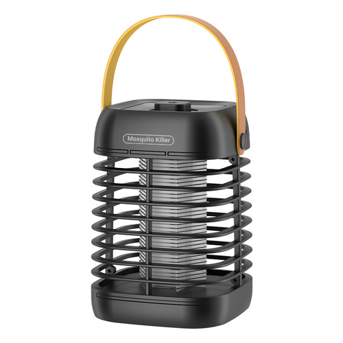 Electric Bug Zapper with LED Night Light for Hanging Installation in Indoor Bedrooms - Mosquito Repeller with Charging Function