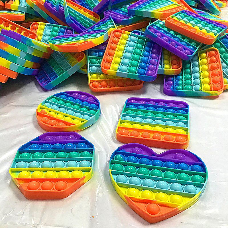 廠家批發Gobang彩虹滅鼠先鋒益智玩具亞馬遜熱賣解壓矽膠解壓泡泡