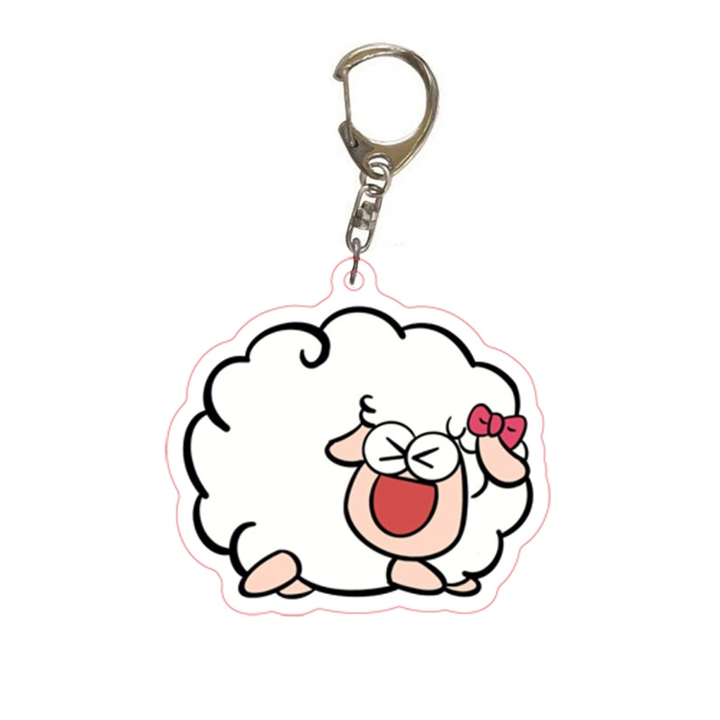Keychain, acrylic pendant, backpack, transparent double-sided cute accessory