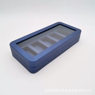 厂家加工定制茶叶礼品盒 茶叶包装皮盒 节日礼品盒定制