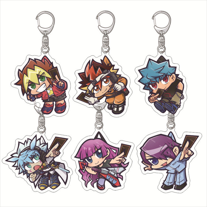 Game King VRAINS acrylic keychain rattan wood yuzuosui village Zun fortune front sunflower acrylic pendant