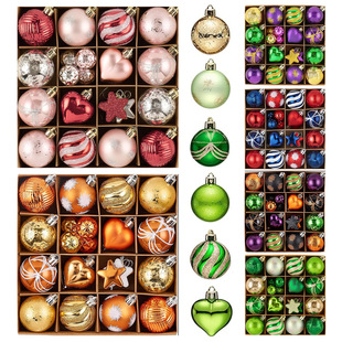 Christmas Decoration Valentine's Day Halloween Harvest Festival Green Hat Festival Carnival Theme Painted Christmas Ball Pendant