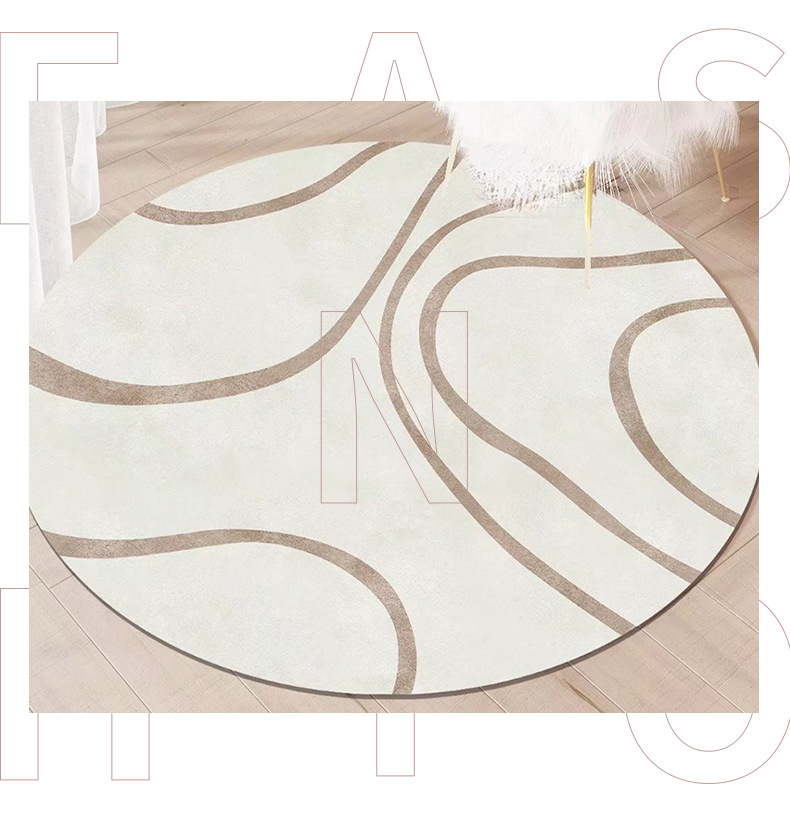 圆形地毯,卧室地毯,床边毯,客厅地毯,吊篮垫