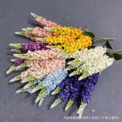 メーカー直販対外貿易シミュレーション5叉風信子飛燕草卸売り偽花絹花束家結婚祝い装飾