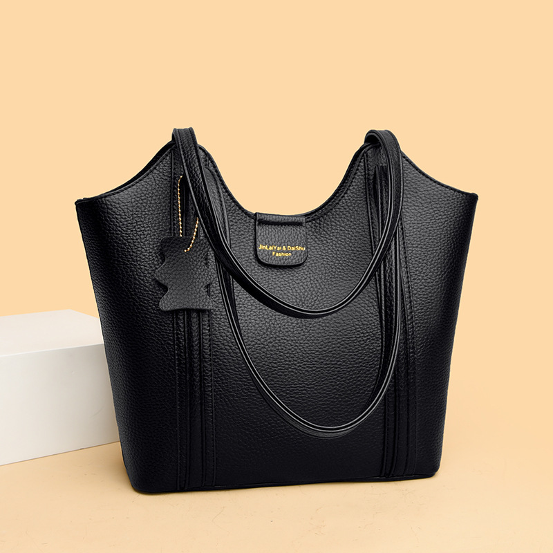 Women's Bags 2026 New Handbag Tote Bag Soft Leather Large Capacity Fashionable Easiest for Match Commuting Shoulder Underarm Bag Women's Bags 2026 New Handbag Tote Bag Soft Leather Large Capacity Fashionable Easiest for Match Commuting Shoulder Underarm Bag