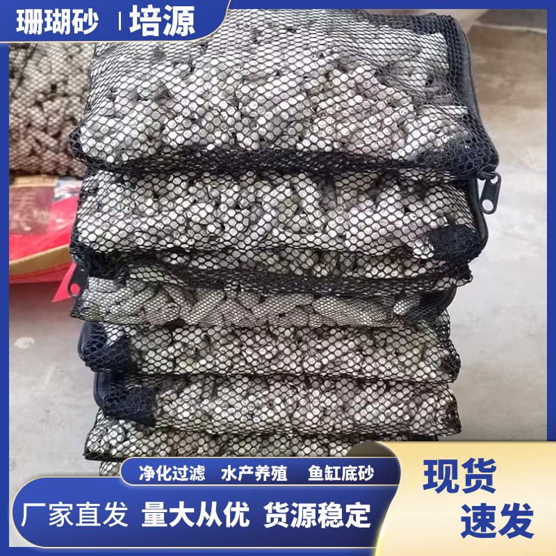 厂家批发珊瑚石鱼缸过滤珊瑚砂海洋馆净化水质水族馆造景用珊瑚骨