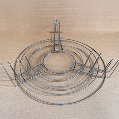 網架燒火燒烤網方格不鏽鋼烤網圓形篦子手編銅網鋼絲網蒸架