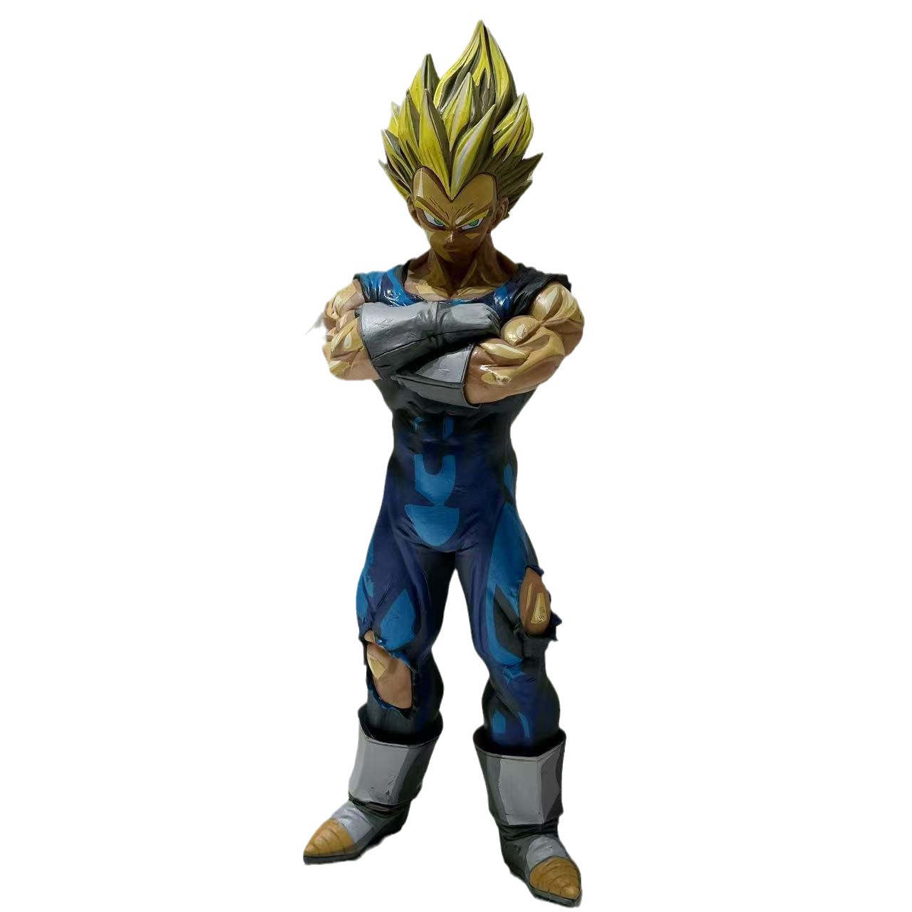 30cm súper Saiyan Goku Vegeta cómic color, Goku abraza a padre e hijo, super cuatro manos al por mayor