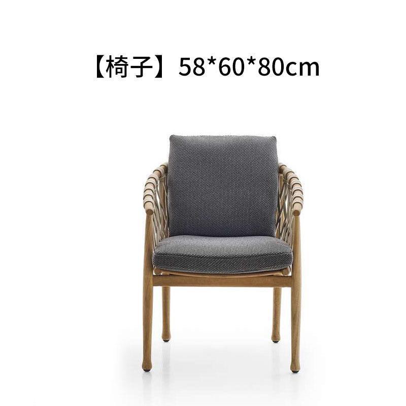屋外テーブルと椅子、中庭籐椅子3点セット、ガーデンテラス屋外籐椅子、レジャーバルコニーテーブルと椅子の組み合わせ|undefined