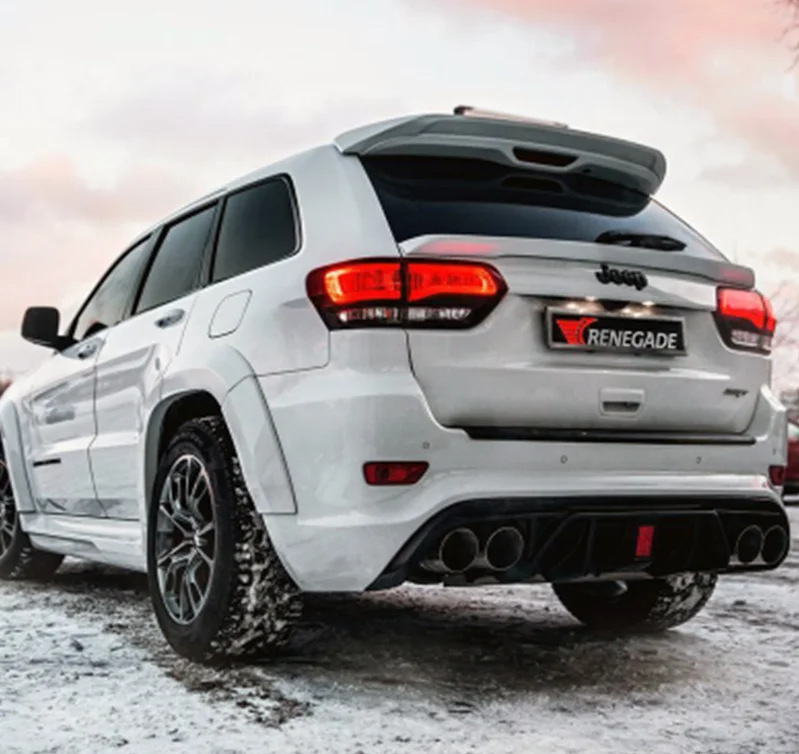 Suitable for 2014-2021 Jeep Grand Cherokee Rear Wing Mid-Wing Car Modification Without Drilling Installation