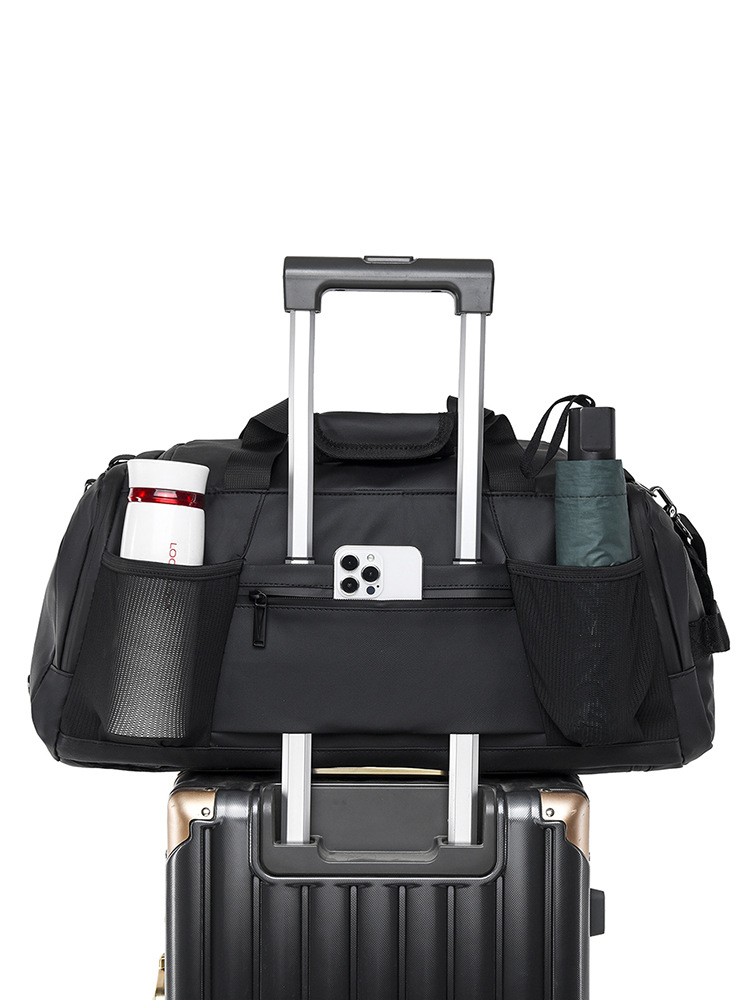 Bolsa de viaje de corta distancia para comercio exterior, bolsa de fitness deportiva con separación de ropa seca y húmeda de gran capacidad, mochila multiusos de alta gama para hombres