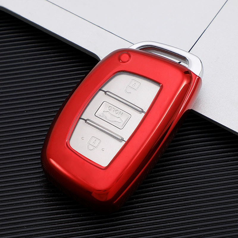 Key shell (Hyundai) Modern A model, glossy replacement cover, multi‑color options
