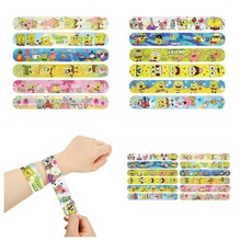 新款海绵宝宝啪啪圈PVC拍拍圈手环拍拍乐手腕带