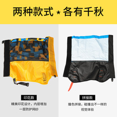 Concave and convex autumn and winter ski waterproof calf covers outdoor sandproof shoe covers cycling children's snow covers cross-border wholesale