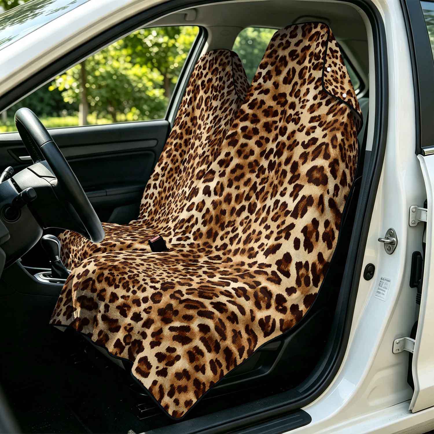 2-piece dual-use car seat cover, ultra-fine fiber, can be used as a beach towel, printed car protective seat cover 13