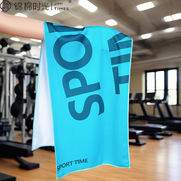Toalla deportiva estampada con efecto frío, toalla refrescante de verano que absorbe el sudor y se seca rápidamente, toalla refrescante para correr y bádminton