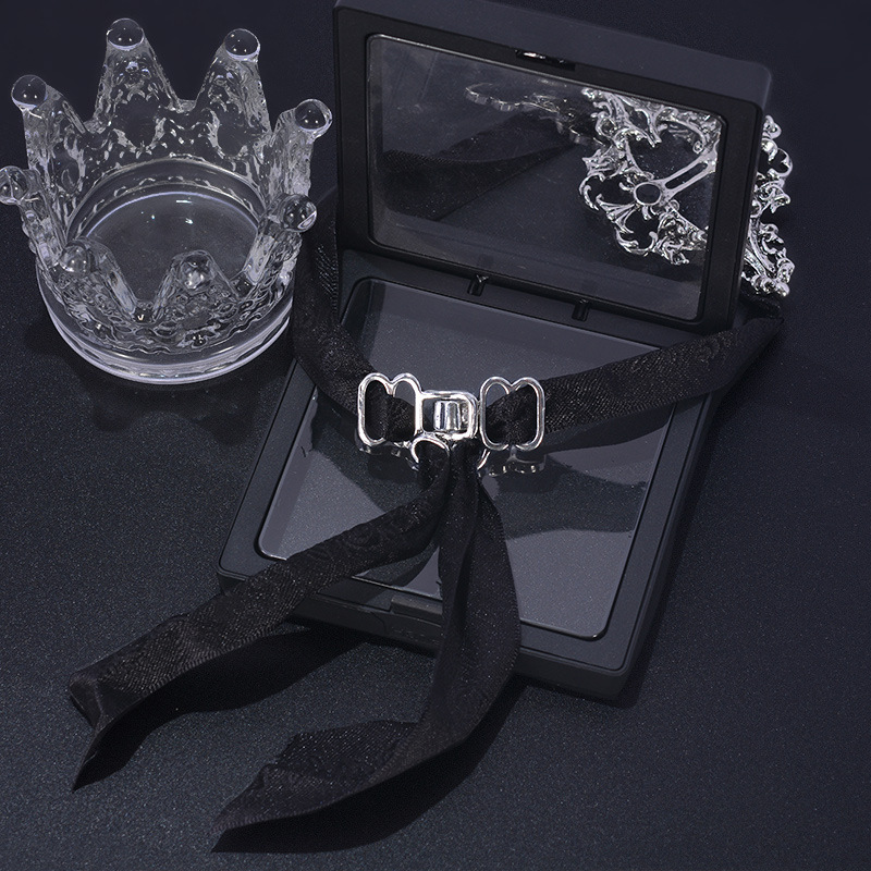 Gothic Spitzen Samt Choker Halskette Für Damen Vampir Accessoire_voghion.com
