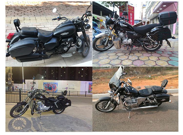 Motorcycle Elements Waterproof Motorcycle Side Box Classic Retro Travel Side Box New Universal Modified Box