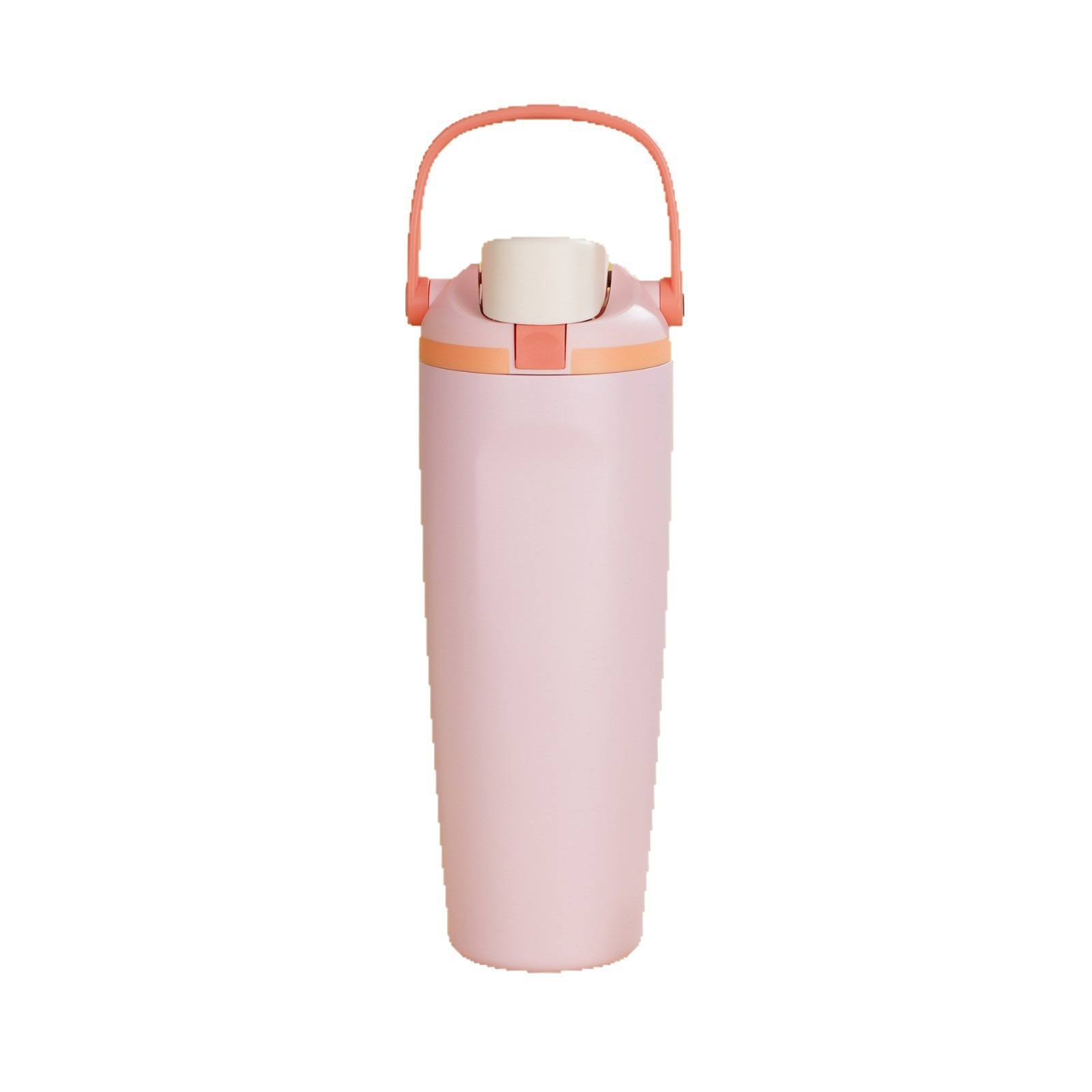 Isolierte Wasserflasche im Owala-Stil mit hochwertigem Griff, federbelastetem Deckel, doppelwandigem Edelstahl 304 und ansprechendem Design_voghion.com