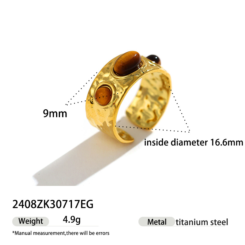 Alta Europa y América acero inoxidable otoño y invierno de moda de estilo de viaje conjunto de joyas ligeras lujosas transfronterizas venta caliente acero titanio no desvanecerse