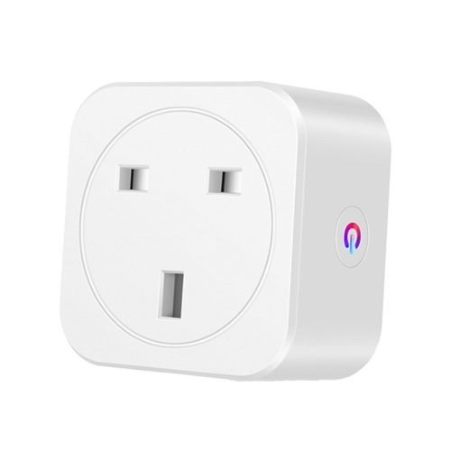 Tuya zigbee3.0 smart socket mobile phone remote control voice control British, European and American smart plug